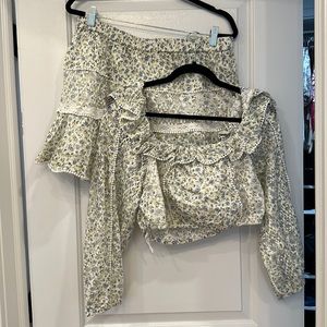 Loveshackfancy two piece outfit